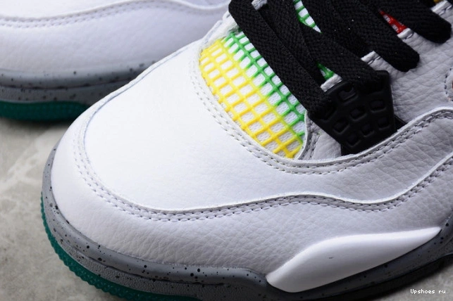 Green Lucid Rasta 4 AQ9129-100 Jordan Retro 0316